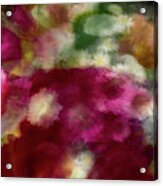 Multi Color Flower Abstract Acrylic Print