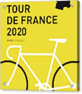 My Tour De France Minimal Poster 2020 Acrylic Print