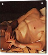 Naked Young Man - B. Snezhkovsky Acrylic Print