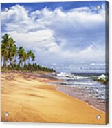 Natural Beach Of Sri Lanka Acrylic Print