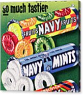 Navy Sweets Acrylic Print
