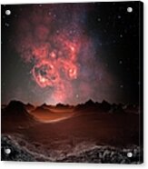 Nebula Seen From An Alien Planet Acrylic Print