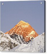 Nepal, Himalayas, Mt Everest, Dusk Acrylic Print