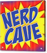 Nerd Cave Comic Acrylic Print