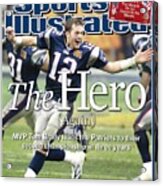 New England Patriots Qb Tom Brady, Super Bowl Xxxviii Sports Illustrated Cover Acrylic Print