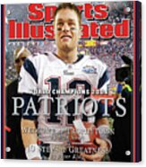 New England Patriots, Super Bowl Xxxix Champions Sports Illustrated Cover Acrylic Print