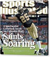 New Orleans Saints Reggie Bush... Sports Illustrated Cover Acrylic Print