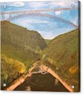 New River Gorge Bridge, Wv Acrylic Print