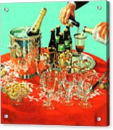 New Year's Eve Party Acrylic Print