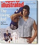 New York Giants Mark Bavaro, 1987 Pro Football Spectacular Sports Illustrated Cover Acrylic Print