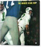 New York Jets Qb Joe Namath, 1969 Chicago Tribune Charities Sports Illustrated Cover Acrylic Print