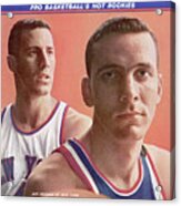 New York Knicks Art Heyman And Cincinnati Royals Jerry Lucas Sports Illustrated Cover Acrylic Print
