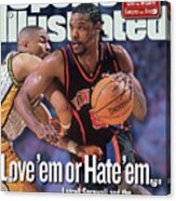 New York Knicks Latrell Sprewell, 1999 Nba Eastern Sports Illustrated Cover Acrylic Print