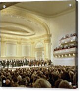 New York Philharmonic At Carnegie Hall Acrylic Print