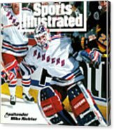 New York Rangers Goalie Mike Richter, 1994 Nhl Stanley Cup Sports Illustrated Cover Acrylic Print