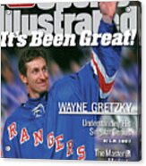 New York Rangers Wayne Gretzky Sports Illustrated Cover Acrylic Print
