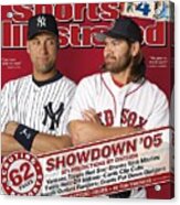 New York Yankees Derek Jeter And Boston Red Sox Johnny Damon Sports Illustrated Cover Acrylic Print