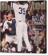 New York Yankees Joe Girardi And John Wetteland, 1996 World Sports Illustrated Cover Acrylic Print