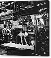 Newspaper Factory Acrylic Print