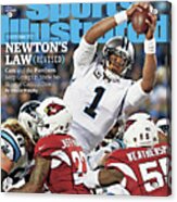 Newtons Law Revised Cam And The Panthers Keep Going Up Sports Illustrated Cover Acrylic Print