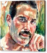 No One But You - Freddie Mercury Portrait Acrylic Print