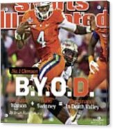 No.1 Clemson B.y.o.d. Sports Illustrated Cover Acrylic Print