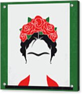 No1025 My Frida Minimal Movie Poster Acrylic Print