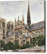 Notre Dame Ii Acrylic Print