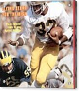 Notre Dame Vagas Ferguson... Sports Illustrated Cover Acrylic Print