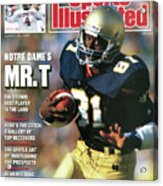 Notre Dames Mr. T 1986 College Football Preview Issue Sports Illustrated Cover Acrylic Print
