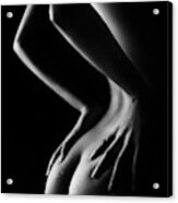 Nude Woman Bodyscape 39 Acrylic Print