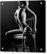 Nude Woman On Chair 2 Acrylic Print