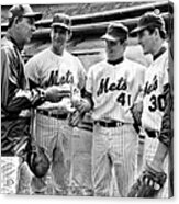 N.y. Mets Manager Gil Hodges Sports A Acrylic Print
