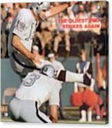 Oakland Raiders Qb George Blanda... Sports Illustrated Cover Acrylic Print
