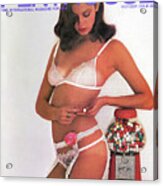 October 1976 Penthouse Cover Featuring Susanne Saxon Acrylic Print