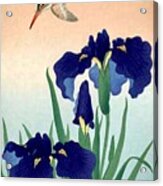 Ohara Koson Artwork Entitled Kingfisher Acrylic Print