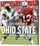 Ohio State University Maurice Clarett Sports Illustrated Cover Acrylic Print