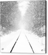 Ohio Winter Whiteout 2 Acrylic Print