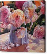 Old Fashioned Roses Acrylic Print