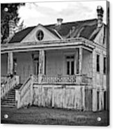Old House Black And White Acrylic Print