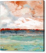 On The Horizon- Art By Linda Woods Acrylic Print