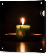 One Candle Acrylic Print