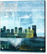 Orlando Abstract Skyline I Acrylic Print