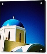 Orthodox Church Against Blue Sky Acrylic Print