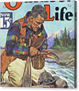 Outdoor Life Magazine Cover June 1938 Acrylic Print