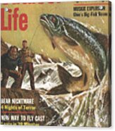 Outdoor Life Magazine Cover March 1965 Acrylic Print