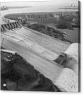Overview Of Spillway At Itaipu Dam Acrylic Print