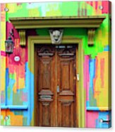 Painted Entrance, Palermo, Buenos Aires Acrylic Print