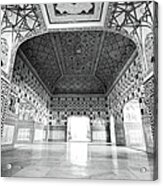 Palacio En Blanco Y Negro Acrylic Print