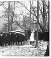 Pallbearers Carrying Roosevelts Casket Acrylic Print
